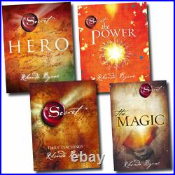 Rhonda Byrne The Secret Series Collection 4 Books Set Hero, Power, Magic, Secret