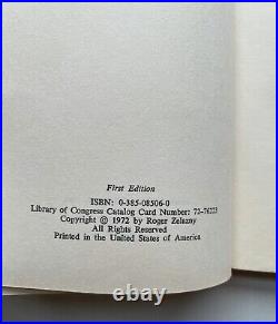 Roger Zelazny THE GUNS OF AVALON 1972 1st ED withDJ Doubleday EX-LIBRIS