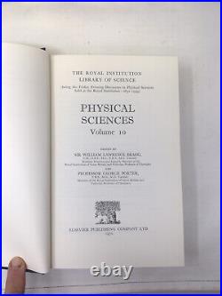 Royal Institution Library of Science Physical Sciences 10 Vol plus Index HB