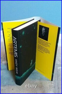 SIGNED ARTEMIS Andy Weir (The Martian) Numbered 1st Edition First Print Slipcase