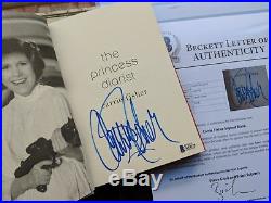 SIGNED Carrie Fisher Leia Princess Diarist Book Star Wars Signature Authentic