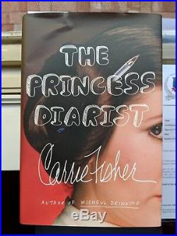 SIGNED Carrie Fisher Leia Princess Diarist Book Star Wars Signature Authentic