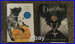 SIGNED Darkdawn Jay Kristoff Nevernight Chronicles Waterstones and US Ed