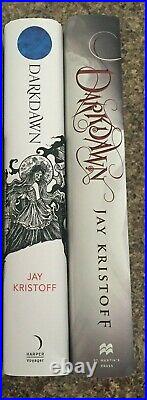 SIGNED Darkdawn Jay Kristoff Nevernight Chronicles Waterstones and US Ed
