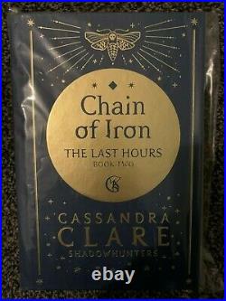 SIGNED Exclusive ILLUMICRATE Chain of Iron CASSANDRA CLARE Book HB Shadowhunters