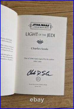 SIGNED NUMBERED Light of the Jedi by Charles Soule Goldsboro 1st ed