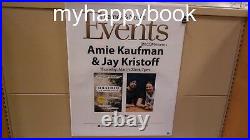 SIGNED Obsidio, The Illuminae Files by Jay Kristoff and Amie Kaufman autographed