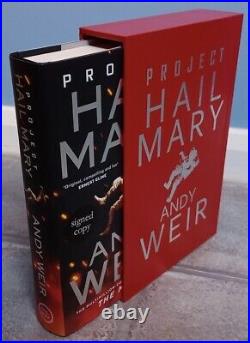 SIGNED Project Hail Mary, Andy Weir 1st Edition 1st Print Slipcased. The Martian