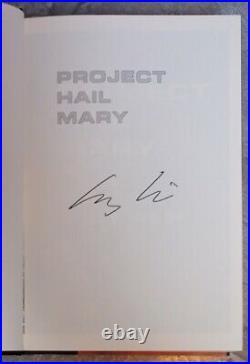 SIGNED Project Hail Mary, Andy Weir 1st Edition 1st Print Slipcased. The Martian