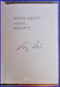 SIGNED Project Hail Mary, by Andy Weir, 1st Edition, First Print (The Martian)