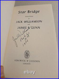 SIGNED Star Bridge (1st UK Ed) by Jack Williamson & James Gunn SF Sci-Fi HC