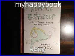 SIGNED by Matthew Gray Gubler book Rumple Buttercup, autographed, new