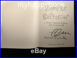 SIGNED by Matthew Gray Gubler book Rumple Buttercup, autographed, new