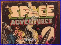 SPACE ADVENTURES Comic Book #7 Science Fiction Mid Grade 1953 Capitol