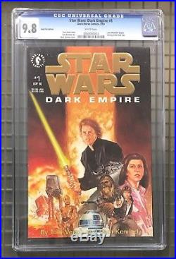 STAR WARS Dark Empire #1 Dark Horse 1993 Comic Book CGC 9.8 DAMAGED Read Below