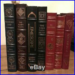 Science Fiction 7 Book Lot, EASTON PRESS, (3 BOOKS SIGNED)