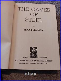Science Fiction Isaac Asimov The Caves of Steel 1954 1st UK VG DJ