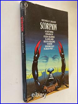 Scorpion Michael R Linaker First Edition NEL Science Fiction Paperback Book 1980