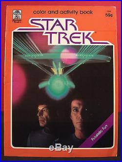 Set of 6 Vintage Star Trek 1979 Mint Unused Activity Coloring Books Nimoy Spock