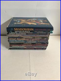 Shadowrun First Edition Rulebook Gm Screen With Silver Angel 22 Source Books