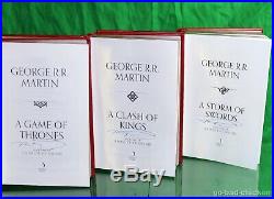 Signed A GAME OF THRONES A Clash Of Kings & ASOS George R R Martin 3 BOOK SET