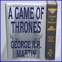 Signed A Game Of Thrones by George R. R. Martin BCE Book Club Edition Hardcover