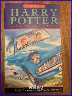 Signed By JK Rowling Harry Potter And The Chamber Of Secrets UK Paperback