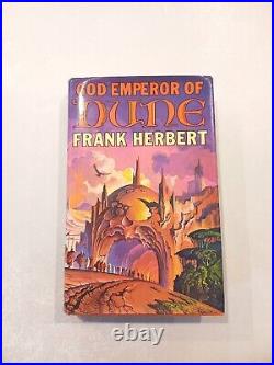 Signed'God Emperor Of Dune' Frank Herbert 1st UK Edition Hardcover Copy 1981