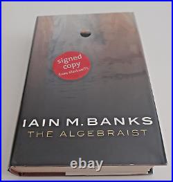 Signed Iain M Banks'The Algebraist' 1st Edition Hardback Book Publ Orbit 2004