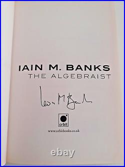 Signed Iain M Banks'The Algebraist' 1st Edition Hardback Book Publ Orbit 2004