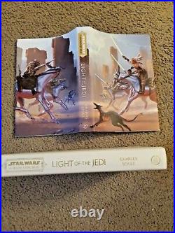 Signed Star Wars High Republic Light of the Jedi Charles Soule+Signed Book Plate