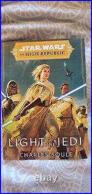 Signed Star Wars High Republic Light of the Jedi Charles Soule+Signed Book Plate