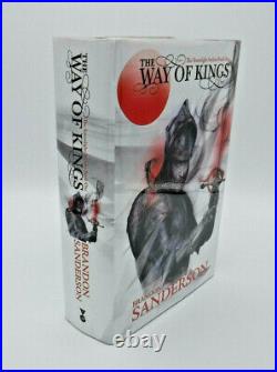 Signed True 1st/1st UK The Way of Kings Brandon Sanderson Hardcover 2010 Cosmere
