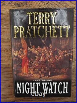 Signed and Dedicated First Edition Night Watch Terry Pratchett (Hardcover, 2002)
