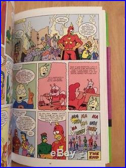 Signed with Sketch SDCC 2012 SIMPSONS RADIOACTIVE MAN Book by MATT GROENING + Pic