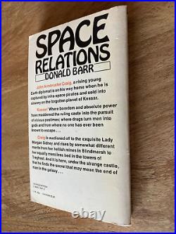 Space Relations Donald Barr Futura Orbit First UK Edition 1975 Science Fiction