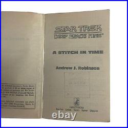 Star Trek Deep Space Nine #27 A Stitch in Time Andrew J Robinson 1st Ed