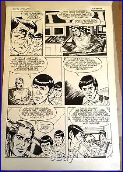 Star Trek Robot Master Book & Record set (1979) ORIGINAL ART page 5 Jack Kirby