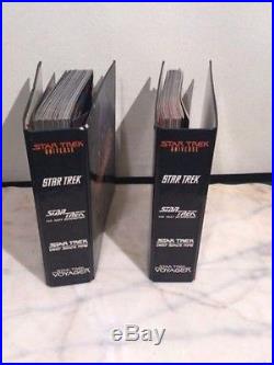 Star Trek Universe. 2 Book Set Official 340+ pages collectible as single pages