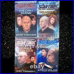 Star Trek Vintage Books Next Generation Paperback Collection 1-40 & Other books