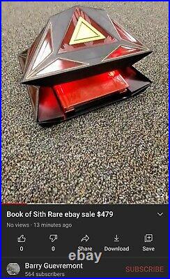 Star WarsBook Of SithSecrets From The Dark SideVault/ Holocron CaseRare