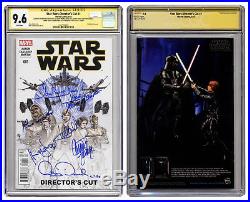 Star Wars Comic Book Signed by Cast incl Carrie & R2D2 Celebrity Authentics COA