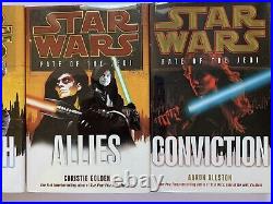 Star Wars Fate Of The Jedi Lot Of 6 Hardcover Books 1st/1st