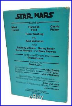 Star Wars First Edition George Lucas Rare 1st Printing Book 1976 Jedi S27