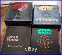 Star Wars Jedi Path Book Of Sith Bounty Hunter Code Imperial Handbook Vault Lot