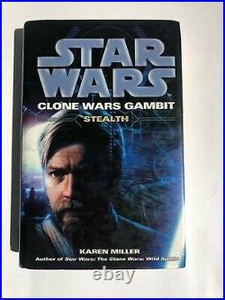 Star Wars The Clone Wars Gambit Stealth Hardcover RARE