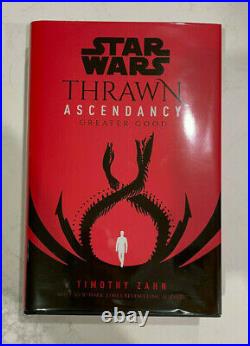 Star Wars Thrawn Ascendancy Chaos Rising Book 2 Signed Timothy Zahn 1st Print
