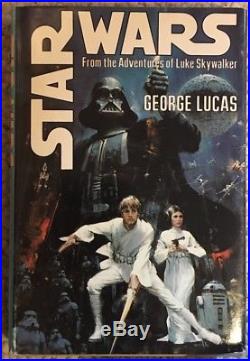 Star Wars Vintage Book Club Edition Hardcover 1976 Unused George Lucas WithDJ