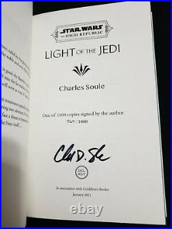 Star Wars the High Republic Light of the Jedi Goldsboro Signed Limited Soule