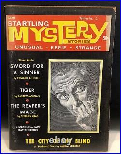 Startling Mystery Stories #12 Book Stephen King's 2nd Published Work Digest 1969